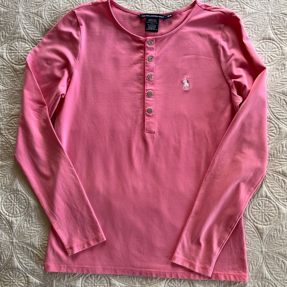Ralph Lauren Ladies Golf , long sleeve Henley